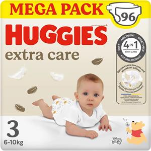 HUGGIES Pannolini Huggies Extra Care Megapack - Taglia 3 - 6-10 Kg - 96 Pezzi
