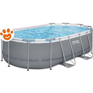 Bestway Piscina Ovale Steel Pro Max (427x250x100cm) con Pompa a Filtro Art. 56620 - Steel Pro Max (427x250x100cm)