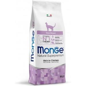 Monge - Natural Superpremium, Cibo Secco Gatti Sterilizzati con Pollo, 10kg