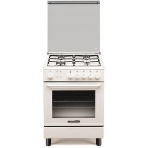 La Germania S640 21 W Cucina Gas 4 Fornelli 1 Elettrico/Gas da 60 cm Bianco