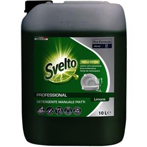 Svelto, Detergente Manuale Professionale per Piatti al Limone, 10L
