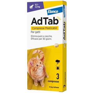 Ad Tabs AdTab Compresse Masticabili per gatti 0,5 - 2,0 kg