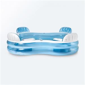 INTEX ITALIA Piscina gonfiabile 4 sedili quadrata 229 x 229 x 66 cm Intex 56475