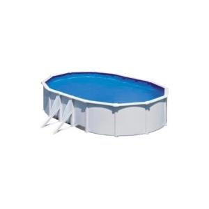 Gre Piscina fuori terra ovale gre fidji in acciaio bianco 500x300x120 - cod. kit500eco
