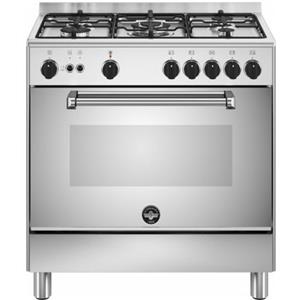 La Germania AMN855GXV-24 Cucina Gas 5 Fornelli 1 Elettrico da 80 cm Acciaio inox