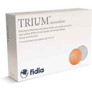 FIDIA FARMACEUTICI SpA TRIUM MONODOSE GTT OCUL 15FL