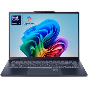 Acer SWIFT 14 AI SF14-51-76Z0 Intel Core Ultra 7 258V Computer portatile 35,6 cm (14'') WUXGA 32 GB DDR5-SDRAM 1,02 TB SSD Wi-Fi 7 (802.11be) Windows 1