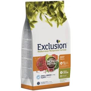 Exclusion Mediterraneo Noble Grain Puppy Small al Manzo (Beef) - 2 kg Prezzo x 2 unità
