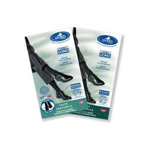 DESA PHARMA Srl SAUBER CALZA UOMO Q-SKIN 140 DEN COLORE BLU