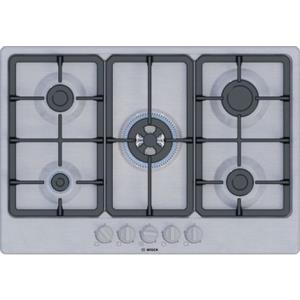 Bosch PGQ7B5BK90 Piano Cottura Gas 5 Fornelli 75 cm Acciaio inox