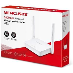 Mercusys Modem Router WI-FI 300Mbps N ADSL2+/ADSL2/ADSL Mercusys MW300D