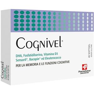 PHARMASUISSE SRL Pharmasuisse Cognivel 40 Softgel - Memoria e Funzioni Cognitive