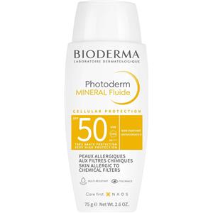 Bioderma Photoderm - Mineral Fluide SPF50+ Protezione per Pelle Allergica, 75ml