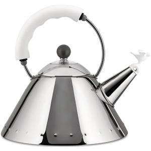 ALESSI BOLLITORE CON FISCHIETTO A UCCELLINO, 9093 BIANCO
