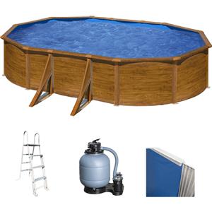 Gre Pacific Ovale 610x375x120cm - Piscina fuori terra in acciaio