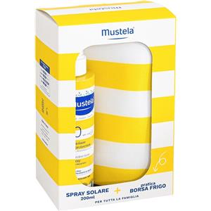 Mustela Sole Mustela Spray Latte Solare SPF50 Protezione Alta per Bambini 200ml + Borsa Frigo