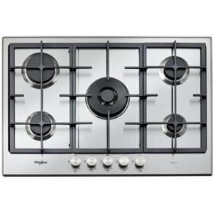 WHIRLPOOL Piano cottura a gas Whirlpool GMR 7522-IXL: 5 fuochi 73 cm