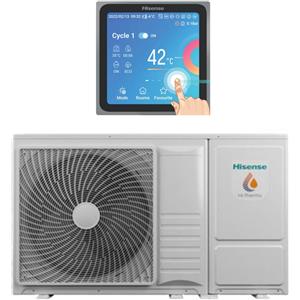 Hisense Pompa di Calore Reversibile Monoblocco Hisense Hi-Terma AHZ-044HCDS1 R-32 Wi-Fi Optional con Comando Incluso