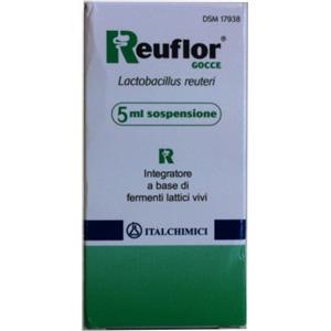 ITALCHIMICI SpA Reuflor Integratore Alimentare Fermenti Lattici Gocce 5 ml