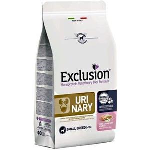 EXCLUSION DIET CANE URINARY ADULT SMALL MAIALE, SORGO E RISO 2 KG