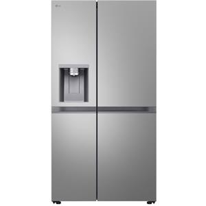 LG GSLE81PYBC Frigorifero Side-by-Side, Classe C, 628L, Wi-Fi, Dispenser senza allaccio, Total No Frost, Prime Silver