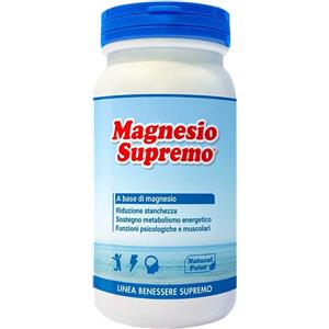 NATURAL POINT Srl MAGNESIO SUPREMO DA 150 G - INTEGRATORE A BASE DI MAGNESIO PER RIDURRE LA STANCHEZZA E L'AFFATICAMENTO PSICO-FISICO (ULTIMISSIMI PEZZI SCONTATI)