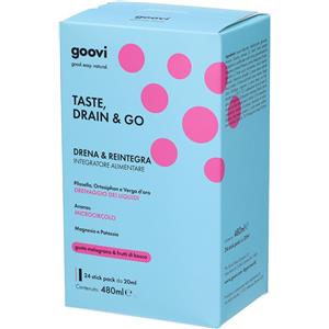 Goovi Taste, Drain & Go Bustine 480 ml Soluzione orale