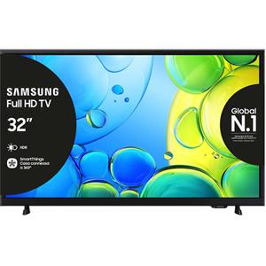 Samsung Full HD 32'' UE32F6000FUXZT, Hyper Real Processor, HDR & Pur Color, Smart Experience, OTS Lite & Adaptive Sound, Slim Look Design, Smart TV, 2025