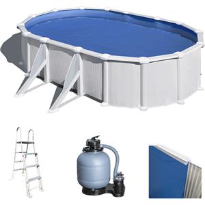 Gre Atlantis Ovale 610x375x132cm - Piscina fuori terra in acciaio