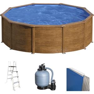 Gre Pacific Rotonda Ø460 x 120 cm - Piscina fuori terra in acciaio
