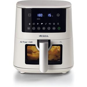 Ariete 4633 Friggitrice ad aria 4L, 1400W, Capacità 4L, 9 programmi, Funzione Shake e Grill, Temperatura fino a 200°C, Bianco