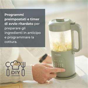 Nuvita Cuocipappa multifunzione 7 in 1 Magic Pappa con Ricettario