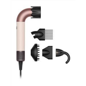 DYSON - Supersonic r Asciugacapelli Professionale effetto Riccio-Mosso, 1600 Watt, 3 velocita, 5 accessori, 110.000 giri - Rosa