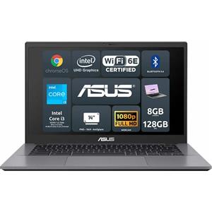 ASUS Chromebook Plus CX34 CX3402CVA-PQ0958 Intel Core i3-1315U 8GB Intel UHD Graphics SSD 128GB 14'' FHD ChromeOS Tastiera retroilluminata