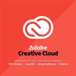 Adobe Creative Cloud Tutte le App - Abbonamento 1 Mesi