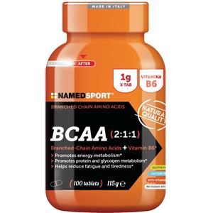 NAMEDSPORT Srl Named sport BCAA 100 compresse integratore alimentare a base di aminoacidi ramificati e Vitamina B6
