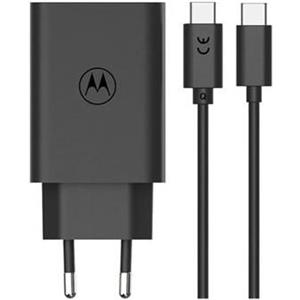 Motorola Caricabatterie Motorola TurboPower 68W GaN con cavo 1m USB-C 6.5A Nero [PG38C06281]