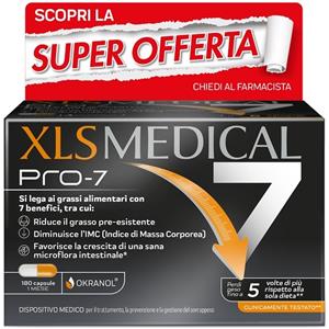 PERRIGO ITALIA Srl XLS MEDICAL PRO-7 180 CAPSULE TAGLIO PREZZO