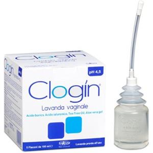 CLOGIN LAVANDA VAGINALE 5 FLACONI DA 100 ML + 5 CANNULE VAGINALI MONOUSO
