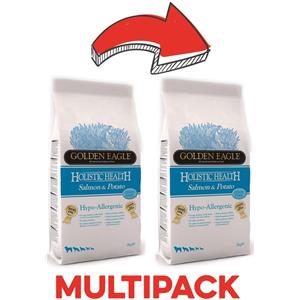 Golden Eagle KIT 2x Golden Eagle Sensitive Salmone e Patate Grain Free per Cani - 10 Kg, 2 pezzi - PREZZO A CONFEZIONE