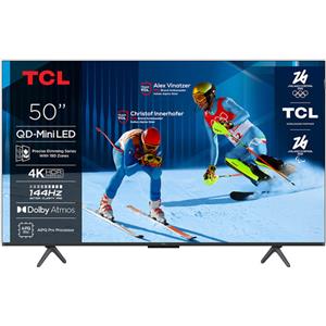 TCL C6K Serie Smart TV QD-MiniLED 4K 50'' 50C6K, 144Hz, Dolby Vision IQ & Atmos, Google TV