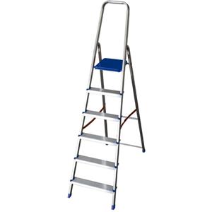 FACAL S.R.L. Scala domestica in alluminio 6 gradini 188 cm blu Facal K100