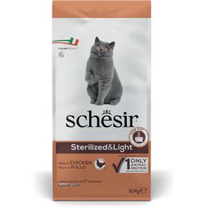 Schesir Croccantini per gatti Schesir Sterilized And Light 10Kg pollo - Pollo