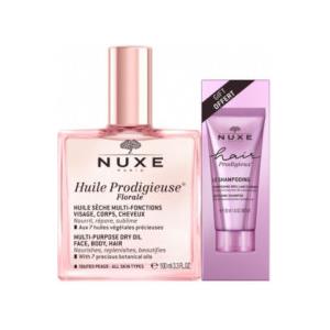Nuxe Huile Prodigieuse Florale 100 Ml + Hair Prodigieux Shampoo 30 Ml