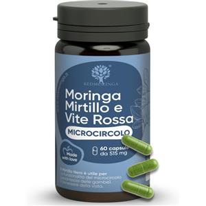 RedMoringa Microcircolo con Mirtillo Nero e Moringa 60 cps