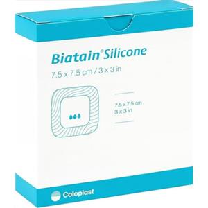 Coloplast Biatain Silicone adesivo 7,5x7,5cm x 10 medicazioni - D.M. detraibile IRPEF