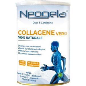 ZETA 92 Srl Neogela Ossa e Cartilagine Collagene Vero Polvere 400g - Integratore per la Salute delle Articolazioni