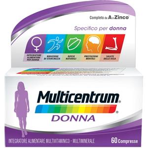 HALEON ITALY Srl Multicentrum donna 60 compresse multivitaminico completo con ferro, calcio e vitamina D