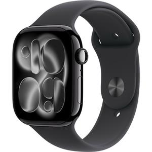 Apple Watch Series 11 GPS 46mm Cassa Alluminio Jet Black con Sport Band Nero M/L