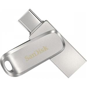SANDISK Pendrive SanDisk Ultra Dual Drive Luxe 128 GB USB A 3.2 argento